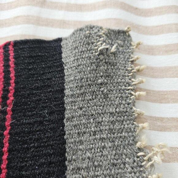 Vintage Antique Native American Handwoven Tapestry Wall Hanging Runner 55"x18" - Picture 9 of 15